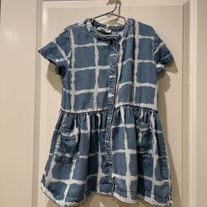 Stella McCartney Kids || Dress in blue/white stripes || 5 yr